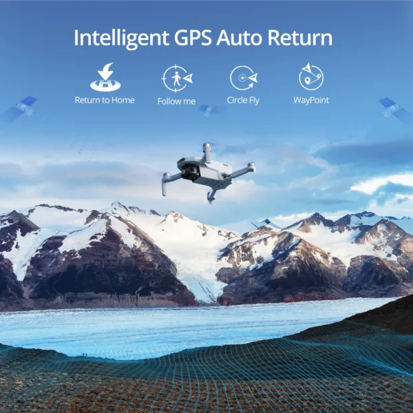 Used Potensic ATOM SE Single Axis Gimbal GPS Drone 4K Camera Lightweight Foldable FPV Transmission - Image 6