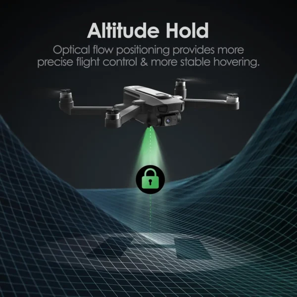 WeFone WF20 1080P FPV Drone, 5G, Foldable, Brushless, Altitude Hold, 3D Flips, 2 Batts,C0. - Image 3