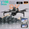 For Xiaomi V198GPS Drone ESC 8K Profesional Brushless Laser obstacle avoidance Aerial Optical Foldable Quadcopter Mini Dron New