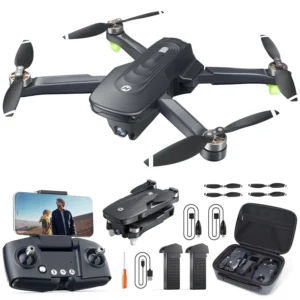 Holy Stone HS175D 4K Camera Drone: Foldable, GPS, 46 min flight, headless mode, altitude hold, circle fly,C0.