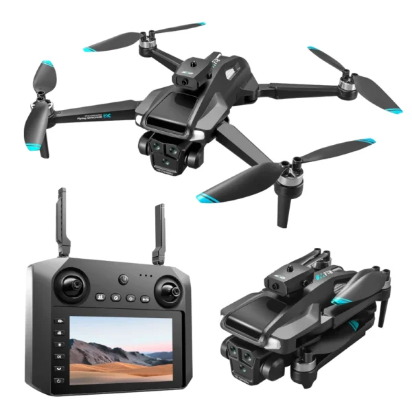 Drone 4K HD Brushless Motor Avoidance Drones with 4.5" Screen On Control Dual Cameras Quadcopter Gifts For Children and Adults - Image 6